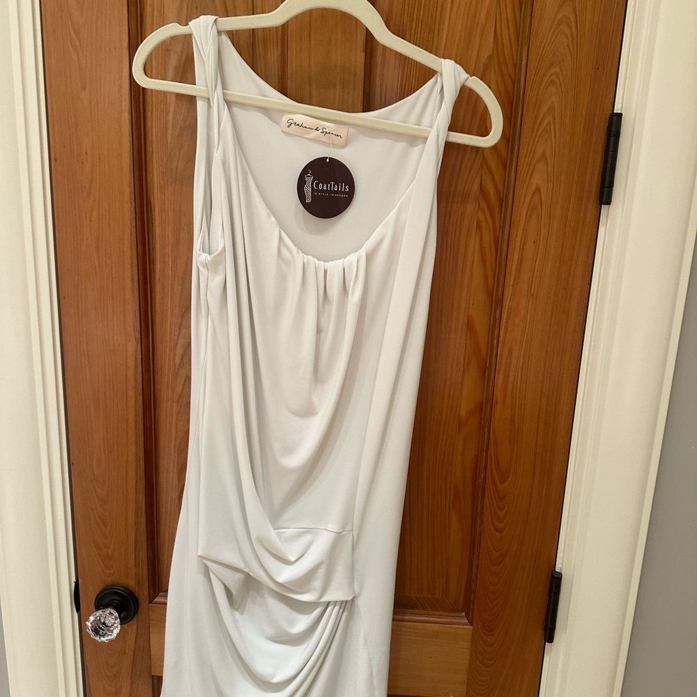 Graham & Spencer sleeveless draped dress